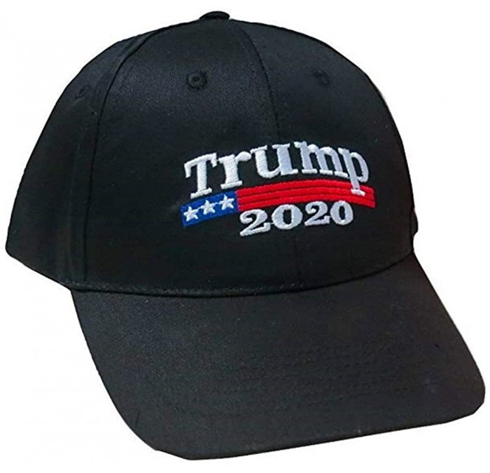 Baseball Caps Make America Great Again Donald Trump USA Cap Adjustable Baseball Hat - Black 3 - CC18QOY8NGC $18.71