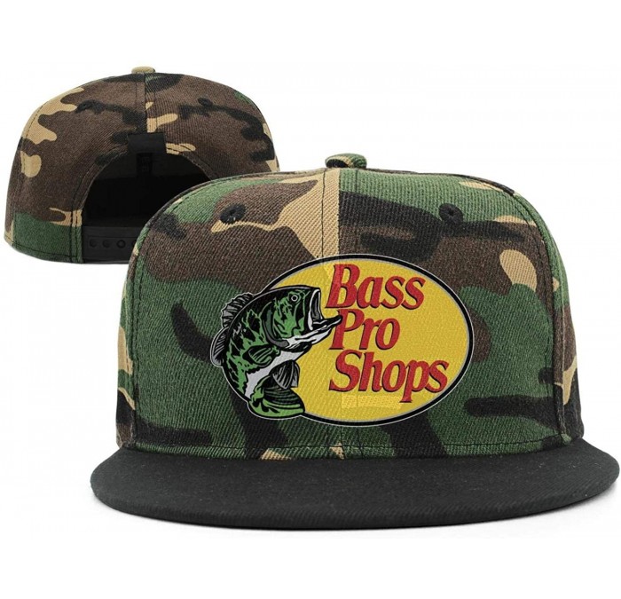Baseball Caps Bass-Pro-Shops-Logo- Snapback Cap Trucker All Cotton Relaxed - B4 - CK18QA8QRHR $32.23