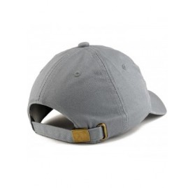 Baseball Caps World's Best Dad Embroidered Low Profile Soft Cotton Dad Hat Cap - Grey - CN18D53CNI9 $19.50