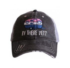 Baseball Caps RV There Yet? Baseball Hat - Trucker Hat for Women - Stylish Cute Ball Cap - Gray/Blue - CI18ONCAYEW $28.83