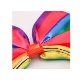 Headbands Women Huge Bow Headband Cute Bowknot Hair Hoop for Halloween Cosplay - Rainbow - CC18Y4673SC $7.77