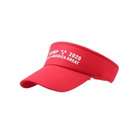 Baseball Caps Trump 2020 Hat & Flag Keep America Great Campaign Embroidered/Printed Signature USA Baseball Cap - Visor Red - ...