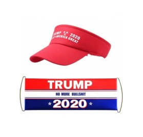 Baseball Caps Trump 2020 Hat & Flag Keep America Great Campaign Embroidered/Printed Signature USA Baseball Cap - Visor Red - ...