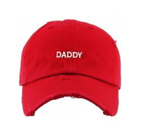 Baseball Caps Good Vibes Only Heart Breaker Daddy Dad Hat Baseball Cap Polo Style Adjustable Cotton - (8.3) Red Daddy Vintage...
