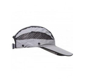Sun Hats UV 50+ Sun Protection Outdoor Flap Hat Cap - Light Grey - CV112B79DM3 $9.62