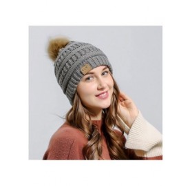 Skullies & Beanies Clearance Women Lace Floral Winter Warm Beanie Caps Hat - C Gray - C01938W4CM4 $10.48