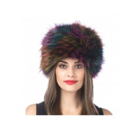 Bomber Hats Women Men Winter Fur Cossack Cap Thick Russian Hat Warm Soft Earmuff - H1-colorful - CY18HXG88MM $18.45