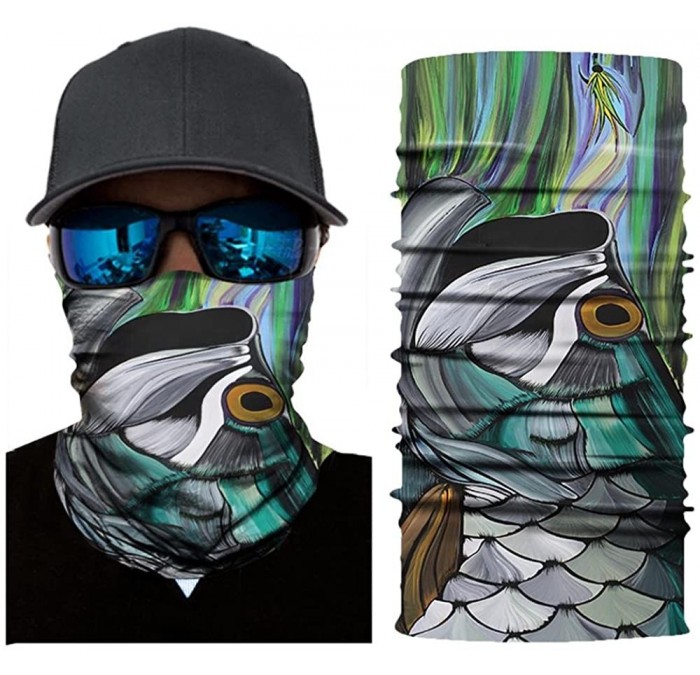 Balaclavas Lion Print Face Mask- Rave Bandana- Neck Gaiter- Scarf- Summer Balaclava for Dust Wind UV Protection - Anu - CJ197...