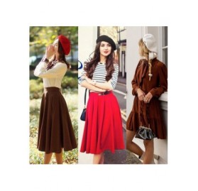 Berets 3 Pieces French Beret Hat Solid Color Wool Artist Beret Hats for Women Girls Lady - Set-3 - CX196IZYU6I $20.96