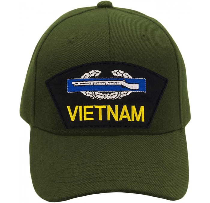 Baseball Caps Combat Infantryman Badge - Vietnam Hat/Ballcap Adjustable One Size Fits Most - Olive Green - CC18Q2DR62L $17.92