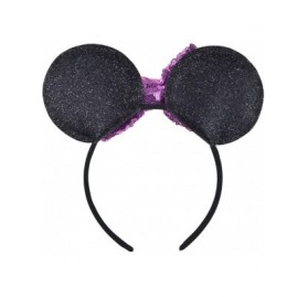 Headbands Mickey Ears Headbands Sequin Hair Band Accessories for Women Girls Cosplay Party - CA1922S4DC3 $10.47