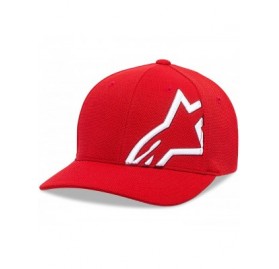 Baseball Caps Men's Corp Shift Mock Mesh Hat - Red/White - CW18OI40ULO $26.69