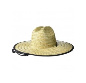 Sun Hats Men's Lifeguard Sun Hat - Hula Girl Trim - CL18XTUS7UA $17.02
