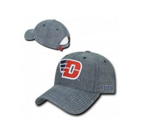 Baseball Caps University of Dayton UDAYTON Flyers Cotton Washed Denim Structured Baseball Ball Cap Hat - CJ18DL009AG $50.86