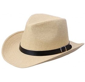 Sun Hats WOCACHI Vanlentine Day Hats and Caps Summer Men Straw Hat Cowboy Hat 2020 Spring Under 5 Deals - CH18E8UQM0W $12.26