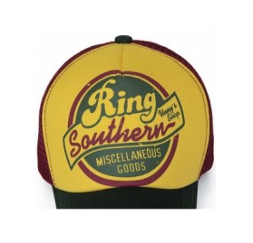 Baseball Caps Women's Fitted Funny Foam Mesh Trucker Hat Low Profile Snapback Retro Beach Baseball Cap Print Ring Southern - ...
