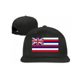 Baseball Caps Flag of Hawaii Adjustable Trucker Caps Unisex Sandwich Hats - CB18I82QM4N $14.17
