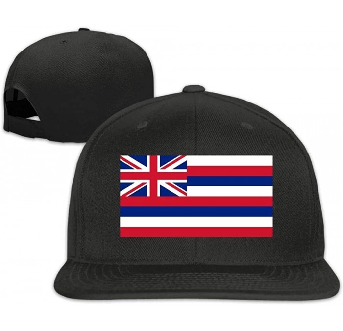 Baseball Caps Flag of Hawaii Adjustable Trucker Caps Unisex Sandwich Hats - CB18I82QM4N $14.17