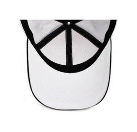Baseball Caps Men Novel Baseball Caps Adjustable Mesh Dad Hat Strapback Cap Trucks Hats Unisex - White - CX18AH0MQTZ $17.59