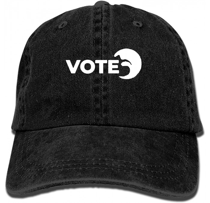 Cowboy Hats Graphic Denim Hat Adjustable Mens Casual Baseball Caps - Vote Blue10 - CD18TG6HQS9 $27.17