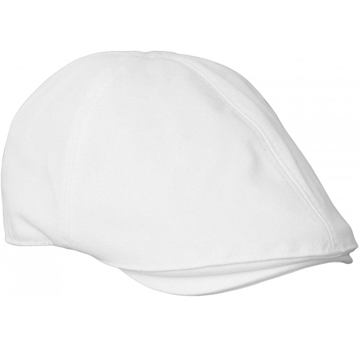 Newsboy Caps Flat Cap Cabbie Hat Gatsby Golf Ivy Irish Newsboy Cotton SL31218 - White - CC18XNZYD8S $41.70