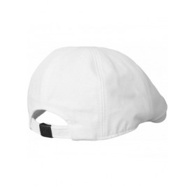 Newsboy Caps Flat Cap Cabbie Hat Gatsby Golf Ivy Irish Newsboy Cotton SL31218 - White - CC18XNZYD8S $26.28