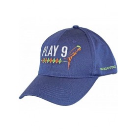 Baseball Caps Play 9 Breathable Mesh Golf Baseball Cap Hat - Navy - CG18A9KXIYM $21.55
