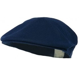 Newsboy Caps Men's Knitted Ivy Newsboy Cap Hat - Navy - CD11OHTQQVJ $10.87