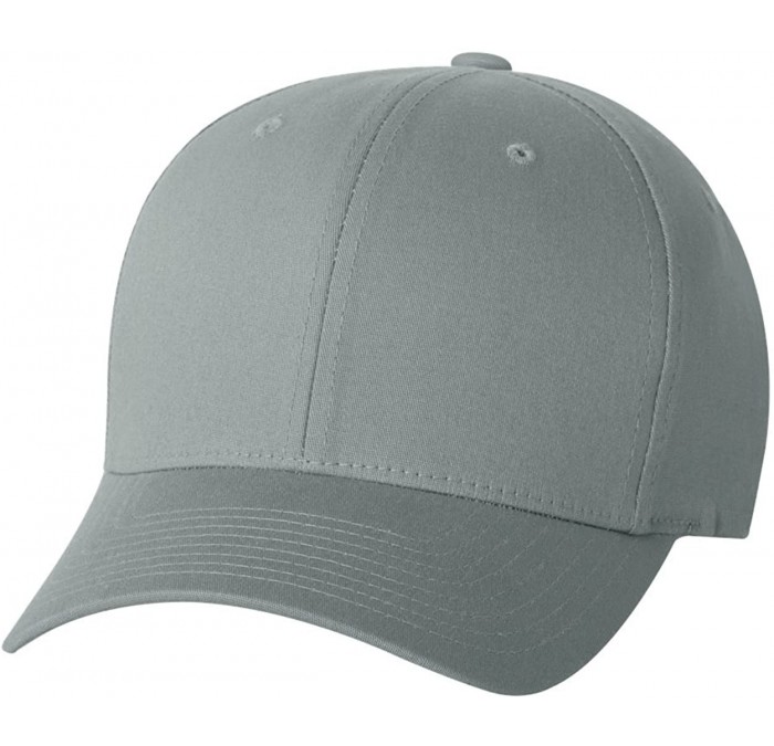 Baseball Caps 3-Pack Premium Original V Cotton Twill Fitted Hat 5001 - Gray - C7127J95UN3 $39.37