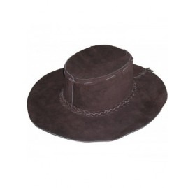 Sun Hats Women's Suede Floppy Hat - Brown - CI11OU3CEIL $83.61