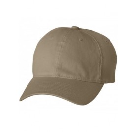 Baseball Caps Flexfit Garment-Washed Twill Cap (6997) - Khaki - CK116FP9CSH $14.44