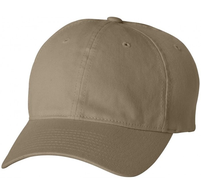 Baseball Caps Flexfit Garment-Washed Twill Cap (6997) - Khaki - CK116FP9CSH $27.08