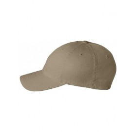 Baseball Caps Flexfit Garment-Washed Twill Cap (6997) - Khaki - CK116FP9CSH $14.44