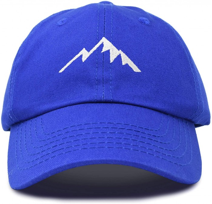 Baseball Caps Outdoor Cap Mountain Dad Hat Hiking Trek Wilderness Ballcap - Royal Blue - C918SMM89I7 $12.74