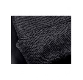 Skullies & Beanies Kpop BTS Love Yourself Hip Hop Caps Suga Jimin Beanie Knit Winter Hats - Black 4 - C918KWQD9OZ $11.73