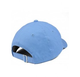 Baseball Caps Double Cup Morning Coffee Embroidered Soft Crown 100% Brushed Cotton Cap - Carolina Blue - CU18SR0MG7Z $21.56