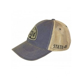 Baseball Caps Trucker Hat - Snap Back Trucker Hat - U224 The Road to Park City - Blue - CX18A30DRLR $27.82