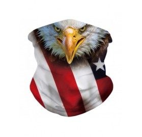 Balaclavas Stars and Stripes USA Flag Bandana Neck Gaiter Balaclavas Scarf Headband - Usa Flag 5 - CZ19994YN6K $15.36