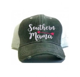 Baseball Caps Adult Custom Funny Trucker Hat Southern Mama Arrow Women Mom Distressed Baseball Cap - C118H4I4WND $25.08