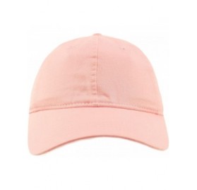 Baseball Caps Everyday Unisex Cotton Dad Hat Plain Blank Baseball Adjustable Ball Cap - Pink - CM12O65S6AS $7.62