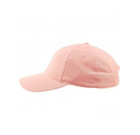 Baseball Caps Everyday Unisex Cotton Dad Hat Plain Blank Baseball Adjustable Ball Cap - Pink - CM12O65S6AS $7.62