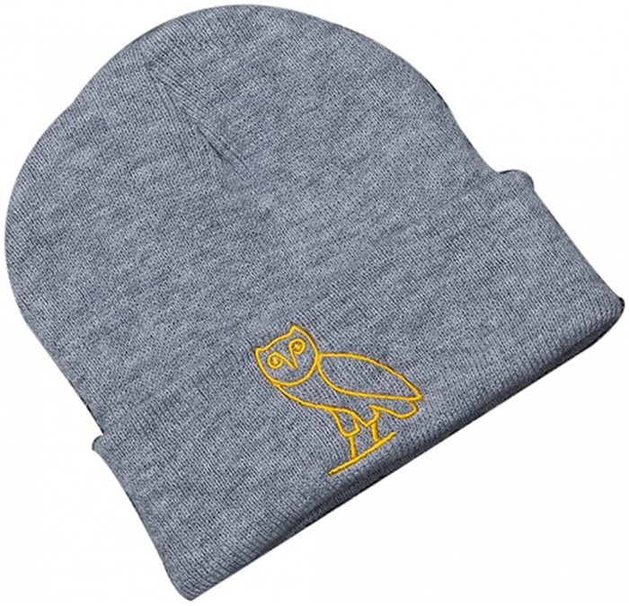 Skullies & Beanies Women's Winter Wool Cap Hip hop Knitting Skull hat - Owl Gray - CA12NZS9K5W $28.52