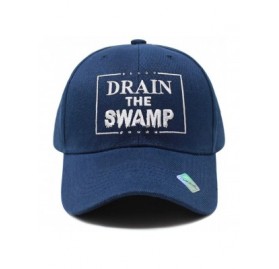 Baseball Caps Drain The Swamp Trump 2020 Campaign Rally Embroidered US Trump MAGA Hat Baseball Cap PV101 - Pv101 Navy - C2194...