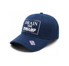 Baseball Caps Drain The Swamp Trump 2020 Campaign Rally Embroidered US Trump MAGA Hat Baseball Cap PV101 - Pv101 Navy - C2194...