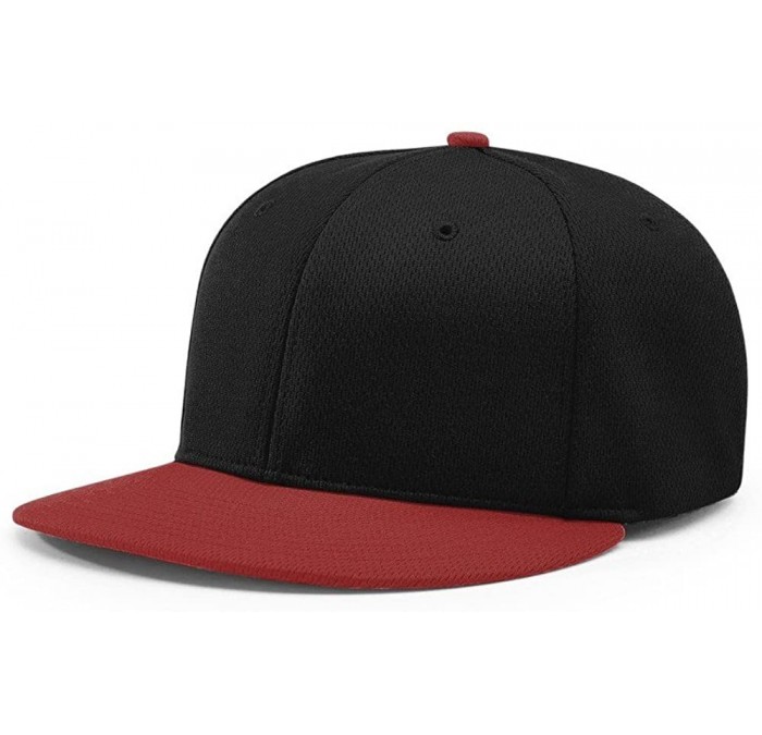 Baseball Caps PTS40 DRYVE R-Flex FIT PTS 40 Baseball HAT Ball Cap - Black/Cardinal - CS186XSC6XD $7.42