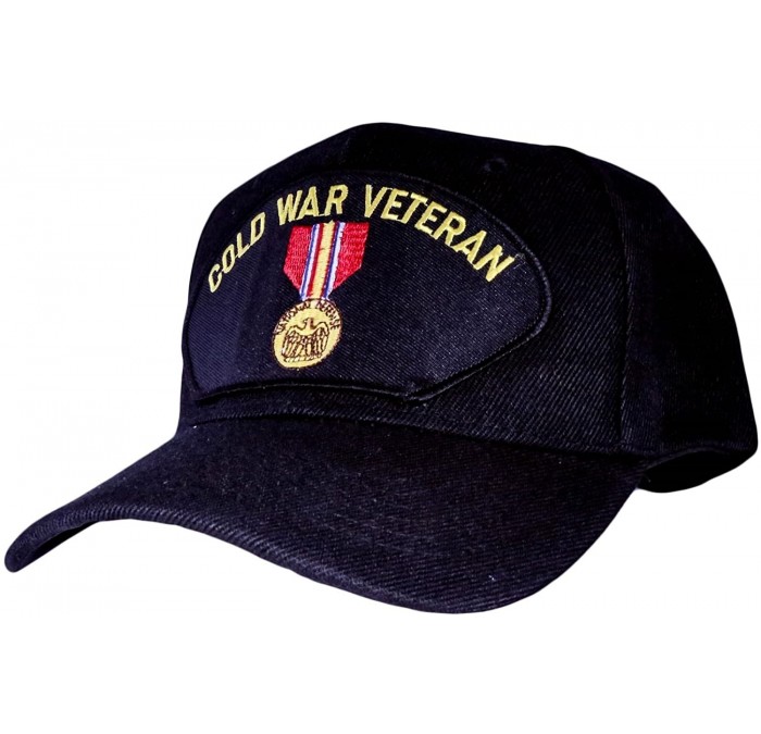 Baseball Caps Cold War Veteran Hat Black - C8183G03Z88 $38.07