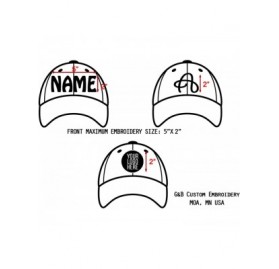 Baseball Caps Custom Embroidered Hat. Create Your Logo with Your Name and Initials. Flexfit Cap. - Black-2 - CH18O00RC99 $21.31