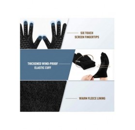 Skullies & Beanies Winter Beanie Gloves Touchscreen Infitiny - Gloves&beanie Black Rose - CS18XEKNUD0 $7.27