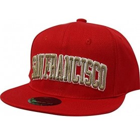 Baseball Caps Team Color City Name Black Snapback Embroidered Baseball Football Snapback Hat Unisex - Cs101 San Francisco - C...