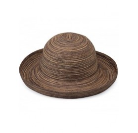 Sun Hats Women's Sydney Sun Hat - Lightweight- Packable- Modern Style- Designed in Australia - Brown - CV114OLH3H1 $45.42
